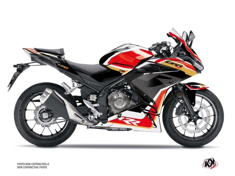 Honda CBR 500 R Street Bike Run Graphic Kit Black