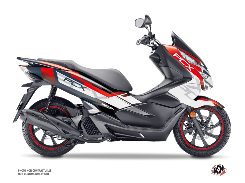 Honda PCX 125 Maxiscooter Challenge Graphic Kit White