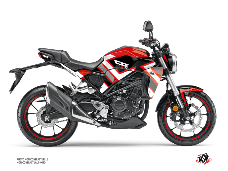 Honda CB 300 R Street Bike Square Graphic Kit Red