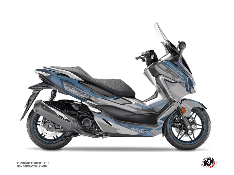 Honda Forza 300 Maxiscooter Challenge Graphic Kit Grey