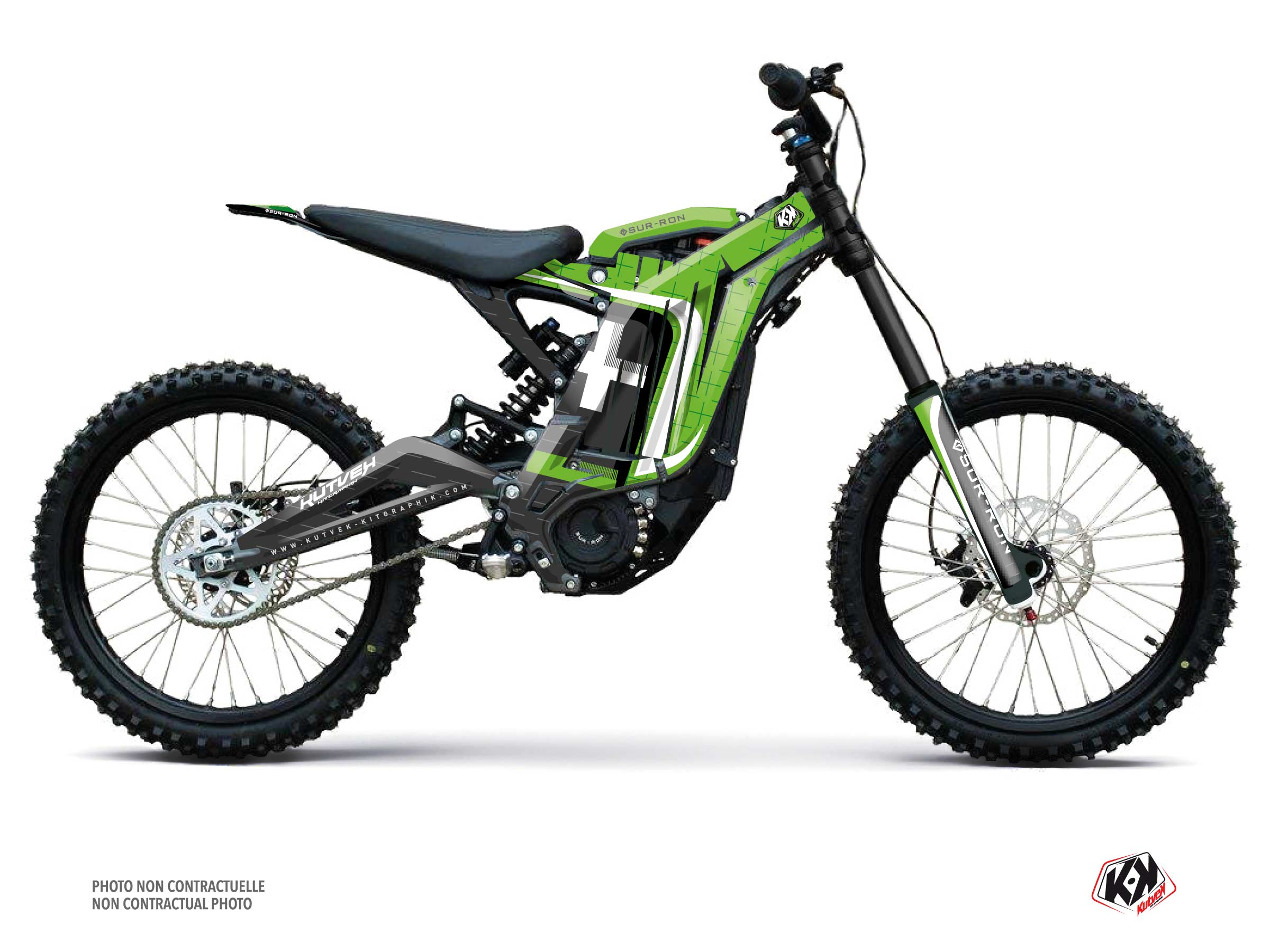 Sur-Ron Light-Bee Dirt Bike POLAR Graphic Kit Green