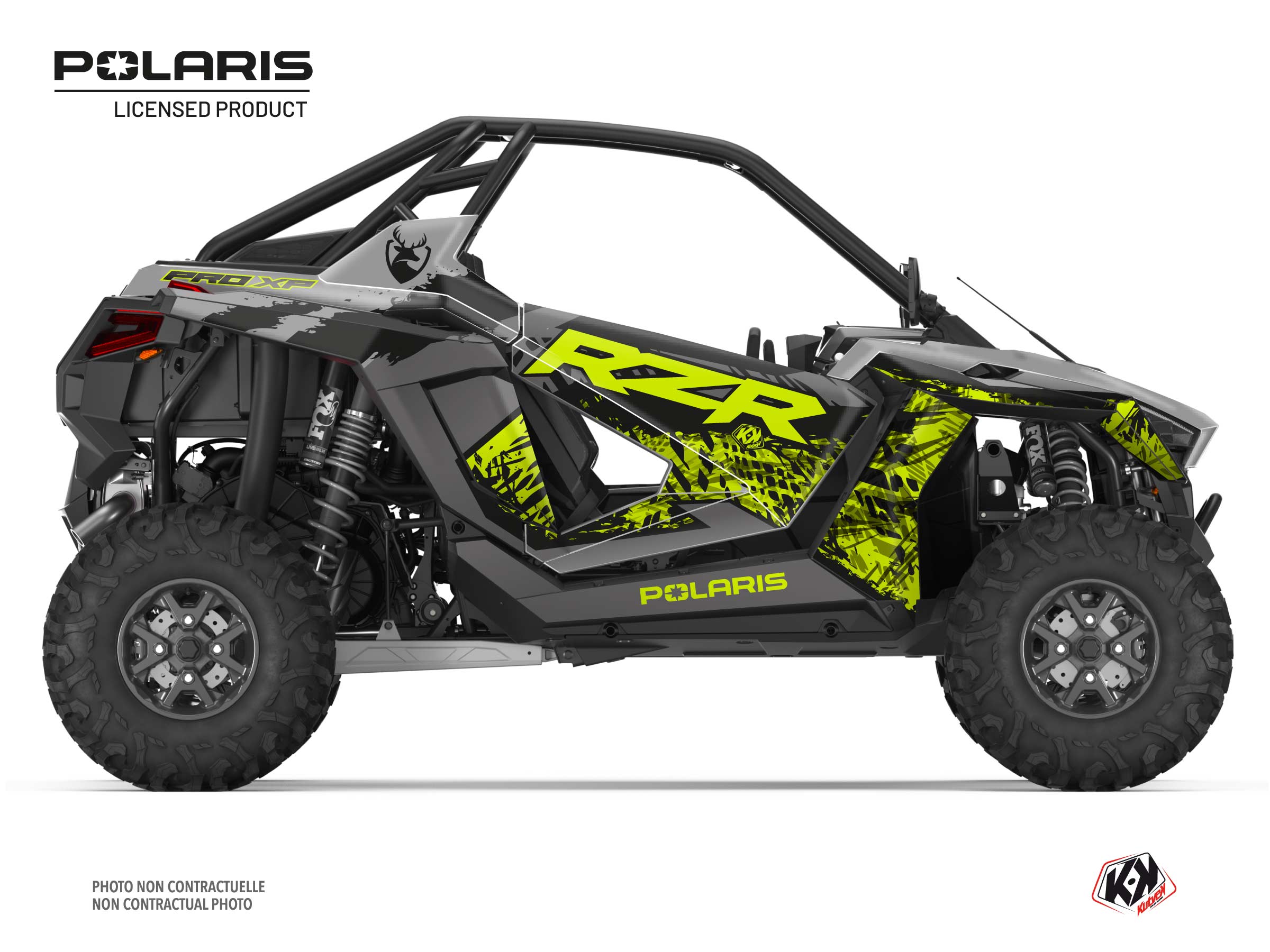 Polaris RZR PRO XP UTV Chaser Graphic Kit Yellow