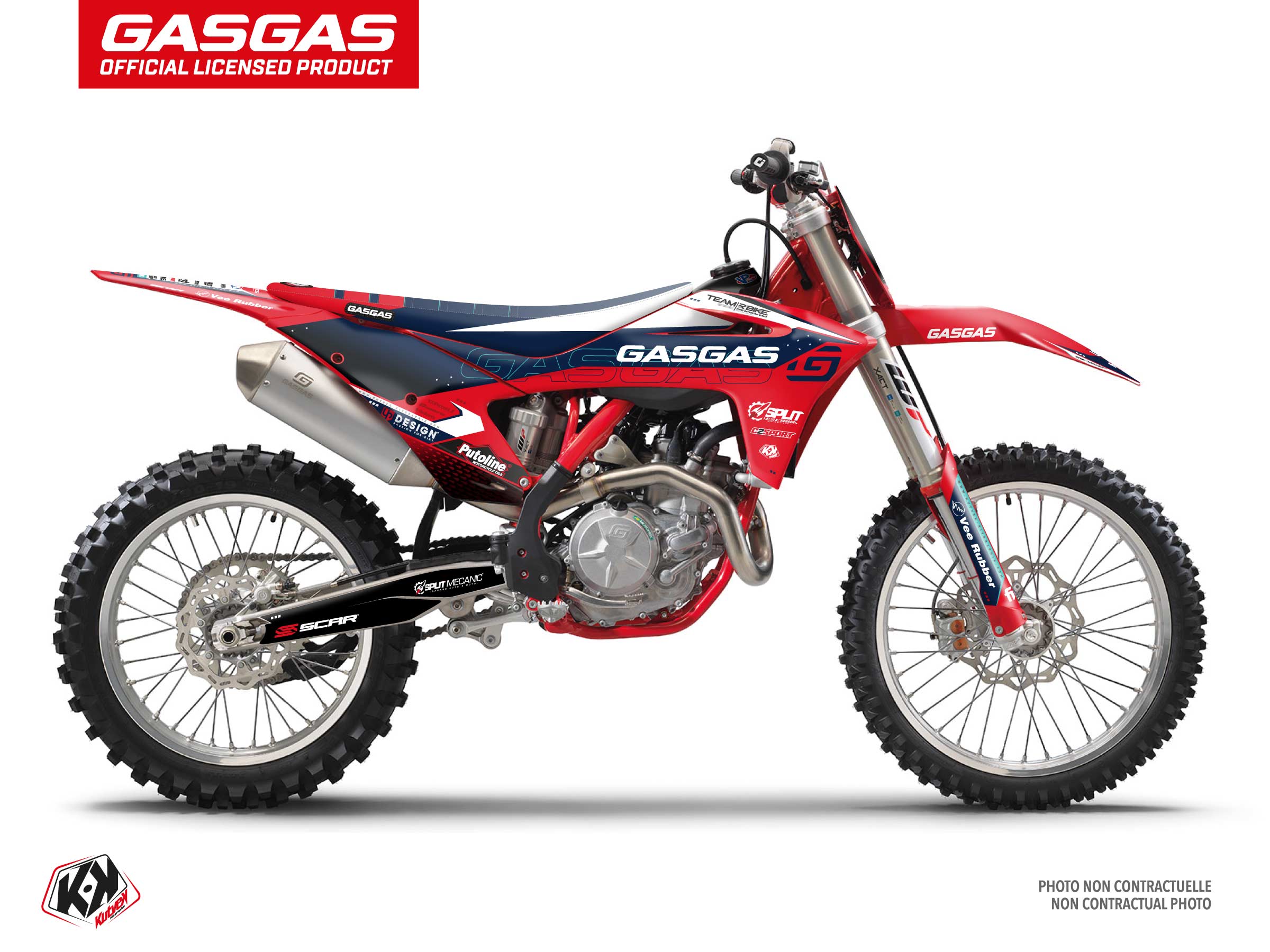 Gasgas Mc 125 Dirt Bike Replica Team Rbike K23 Graphic Kit