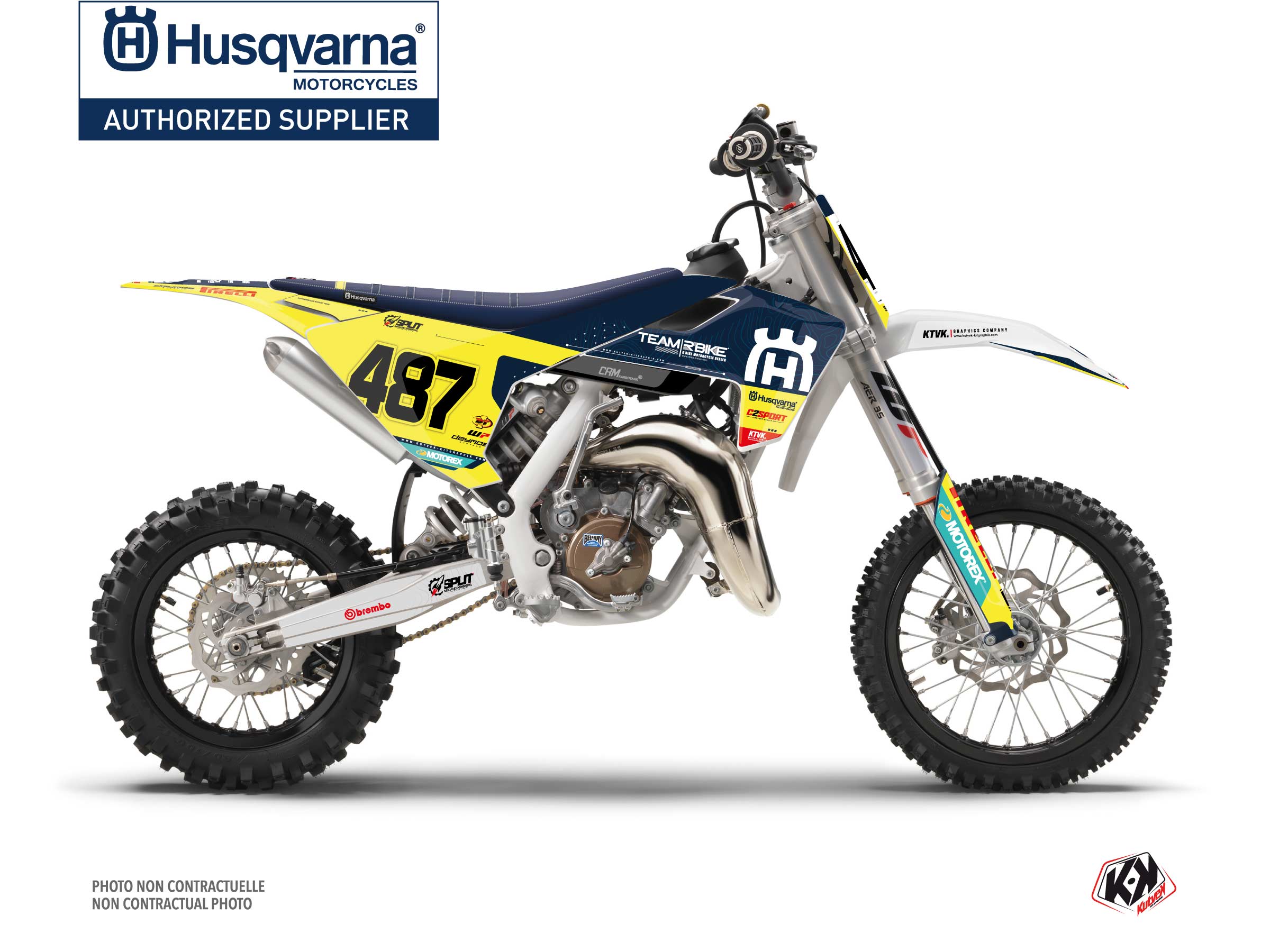 Husqvarna Tc 65 Dirt Bike Replica Team Rbike K23 Graphic Kit