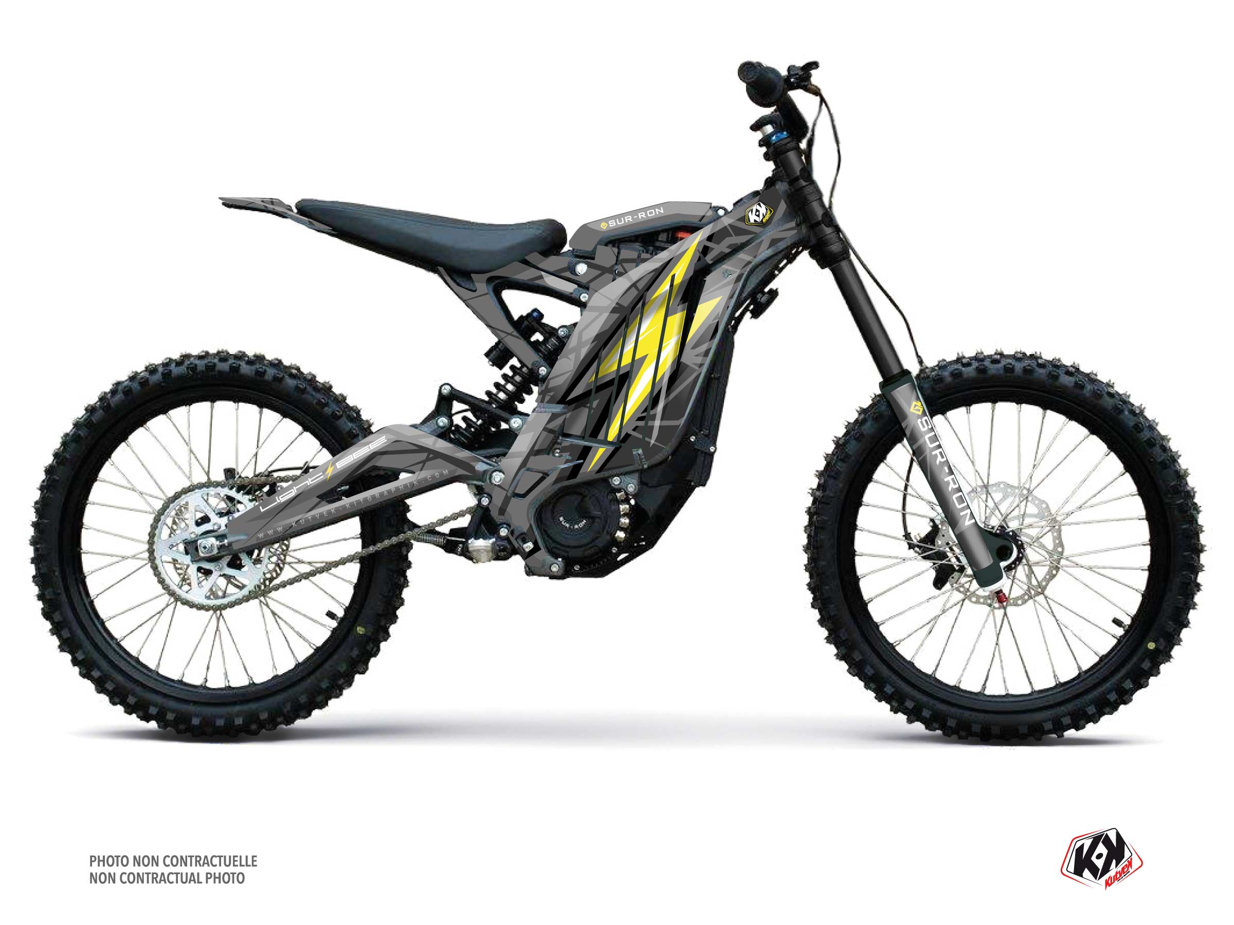 Sur-Ron Light-Bee Dirt Bike VOLT Graphic Kit Yellow