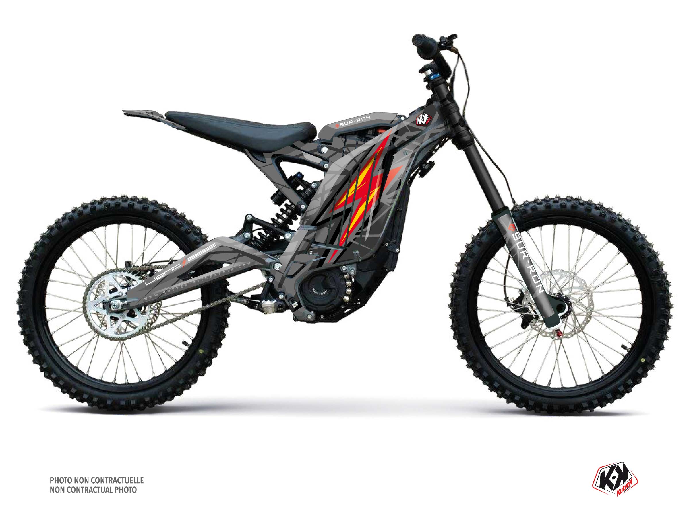 Sur-Ron Light-Bee Dirt Bike VOLT Graphic Kit Red