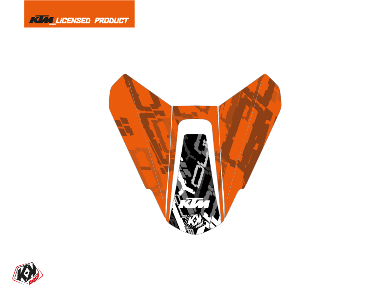 Graphic Kit Seat Cowl Moto Krav KTM Black Orange