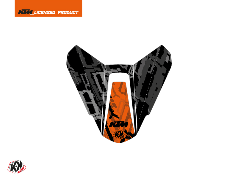 Graphic Kit Seat Cowl Moto Krav KTM Orange Black