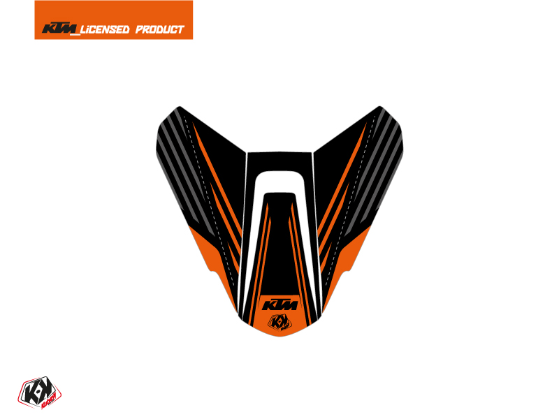 Kit Déco Capot de Selle Moto Perform KTM Noir Orange