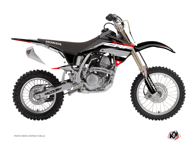 Honda 150R CRF Dirt Bike League Graphic Kit Black Kutvek Kit Graphik