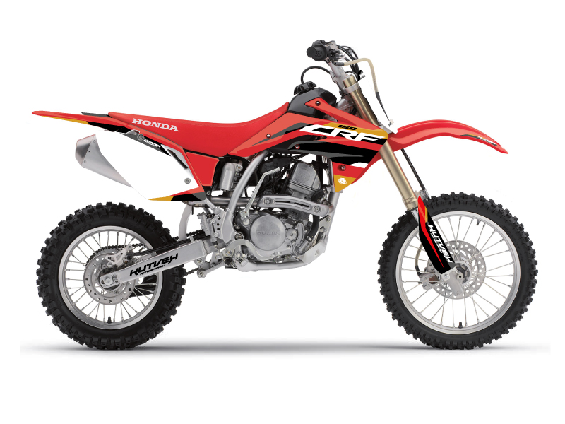 Honda 150 CRF Dirt Bike League Graphic Kit Gold