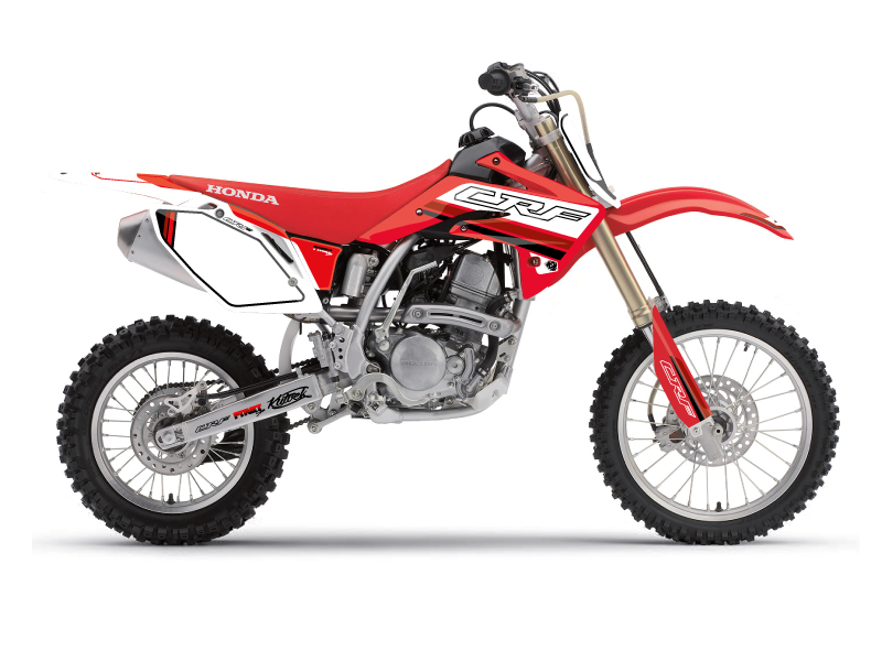 Kit Déco Moto Cross First Honda 150R CRF Rouge