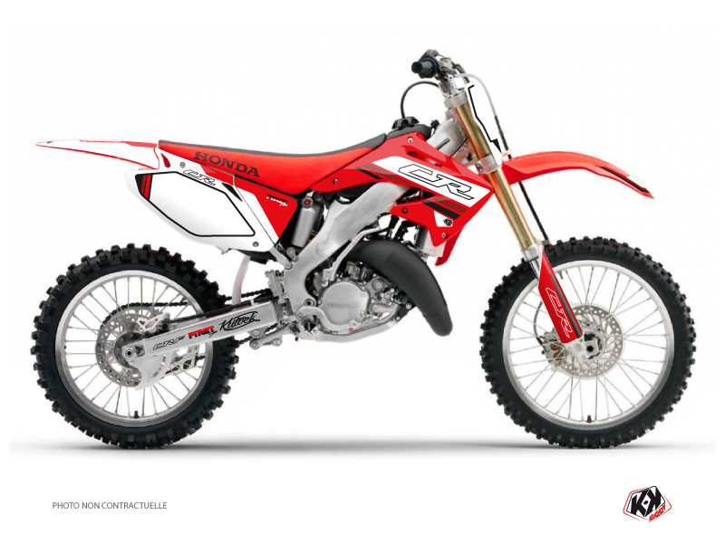 Kit Déco Moto Cross First Honda 125 CR Rouge