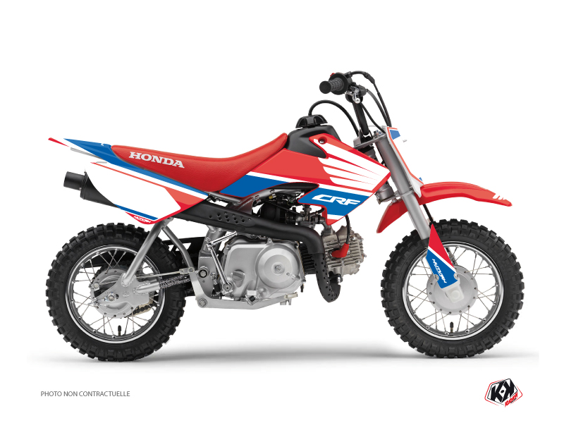 Kit Déco Moto Cross Wing Honda 50 CRF Bleu