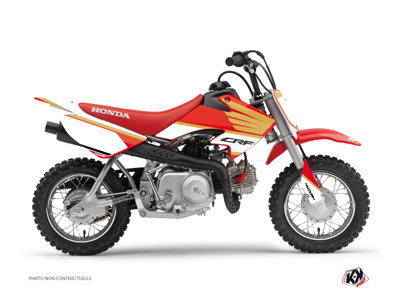 Kit Déco Moto Cross Wing Honda 50 CRF Blanc