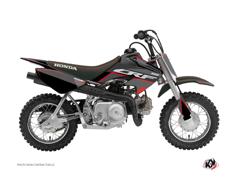 Honda 50 CRF Dirt Bike Dyna Graphic Kit Black
