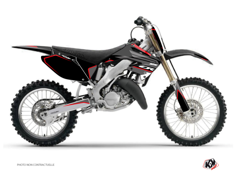 Honda 125 CR Dirt Bike Dyna Graphic Kit Black