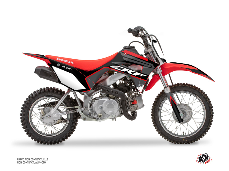 Kit Déco Moto Cross Dyna Honda 110F CRF Noir