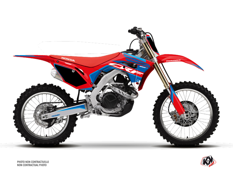 Kit Déco Moto Cross Dyna Honda 250 CRF Bleu