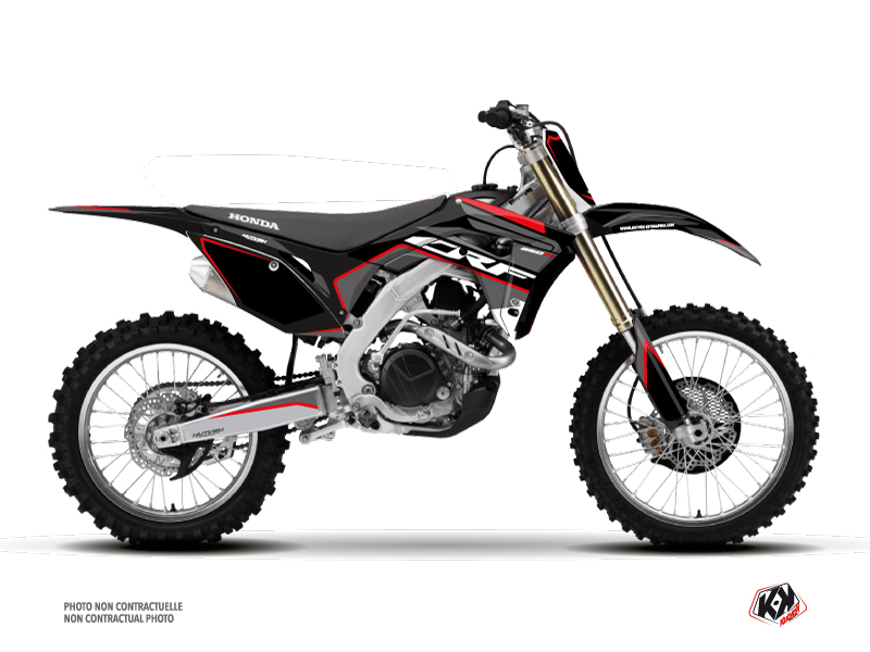 Honda 250 CRF Dirt Bike Dyna Graphic Kit Black