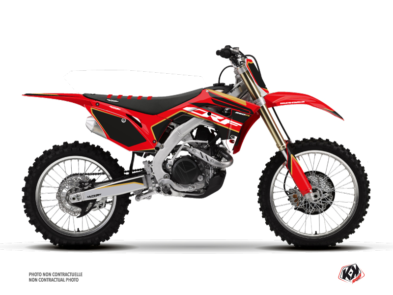 Honda 250 CRF Dirt Bike Dyna Graphic Kit Gold