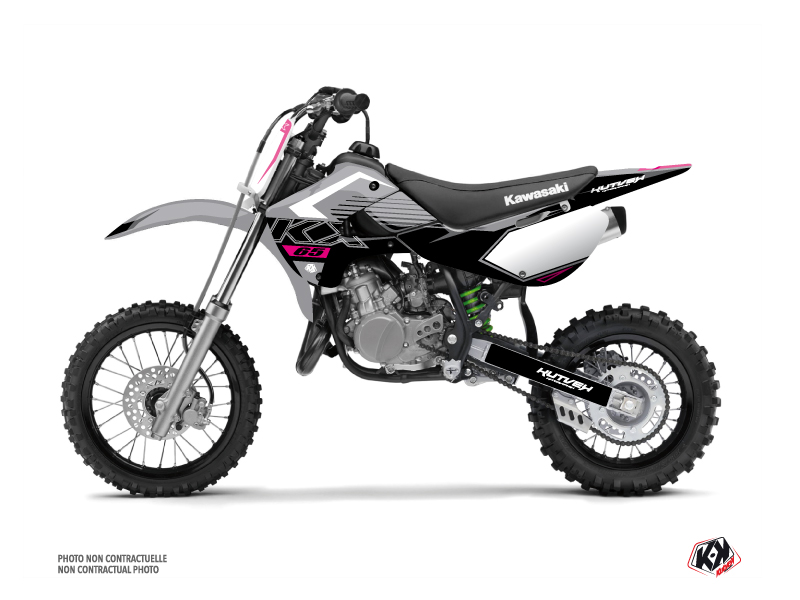 Kit Déco Moto Cross Claw Kawasaki 65 KX Gris