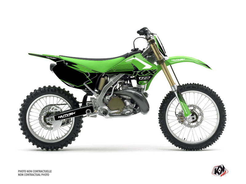 Kawasaki 125 KX Dirt Bike Claw Graphic Kit Green
