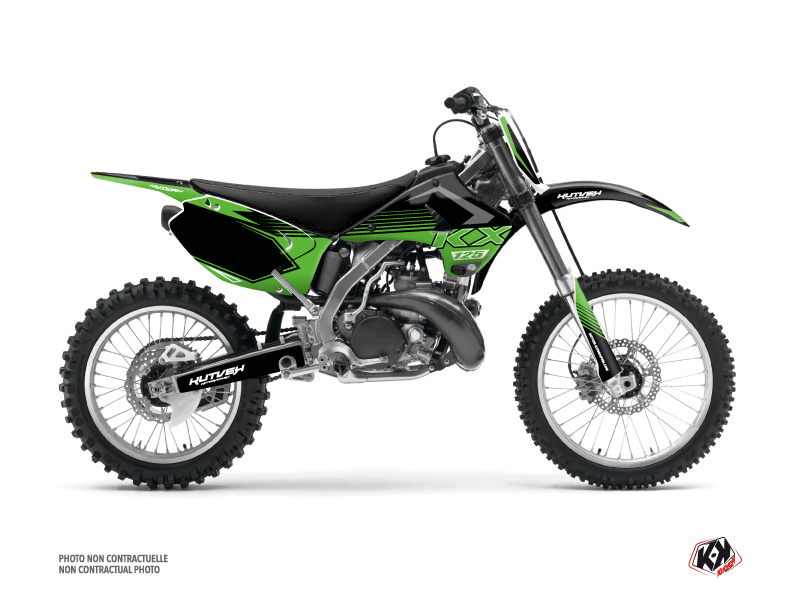 Kit Déco Moto Cross Claw Kawasaki 125 KX Noir