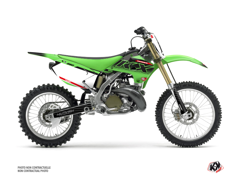 Kawasaki 250 KX Dirt Bike Live Graphic Kit Green