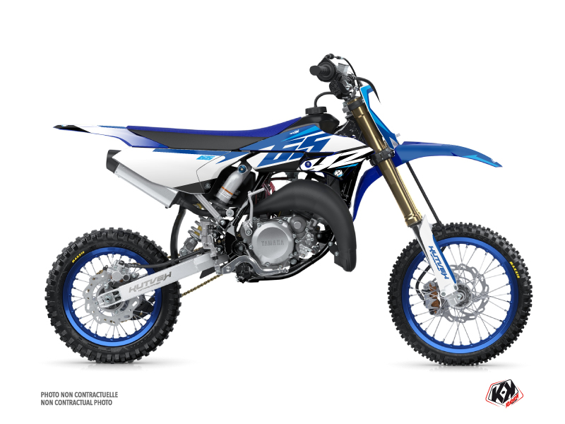 Kit Déco Moto Cross Skew Yamaha 65 YZ Bleu