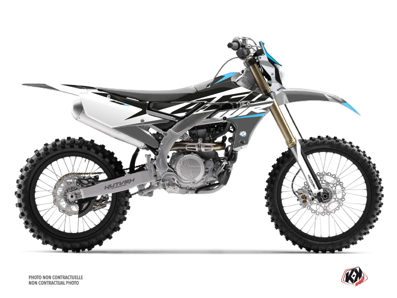 Kit Déco Moto Cross Skew Yamaha 450 WRF Gris