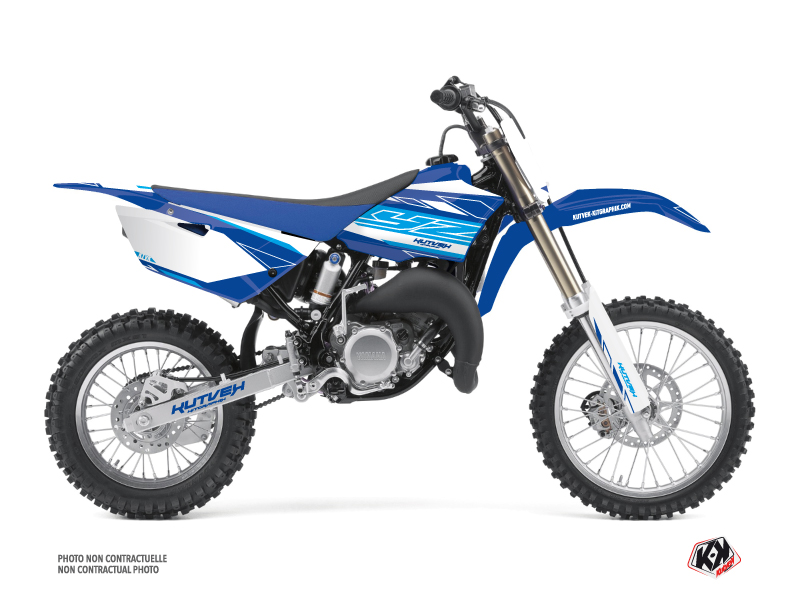 Kit Déco Moto Cross Outline Yamaha 85 YZ Bleu