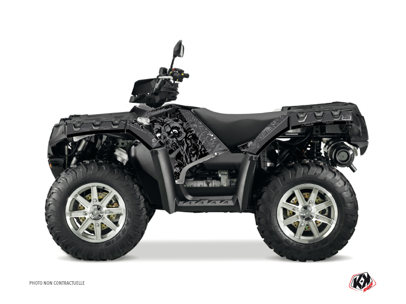 Kit Déco Quad Zombies Dark Polaris 850 Sportsman Forest Noir