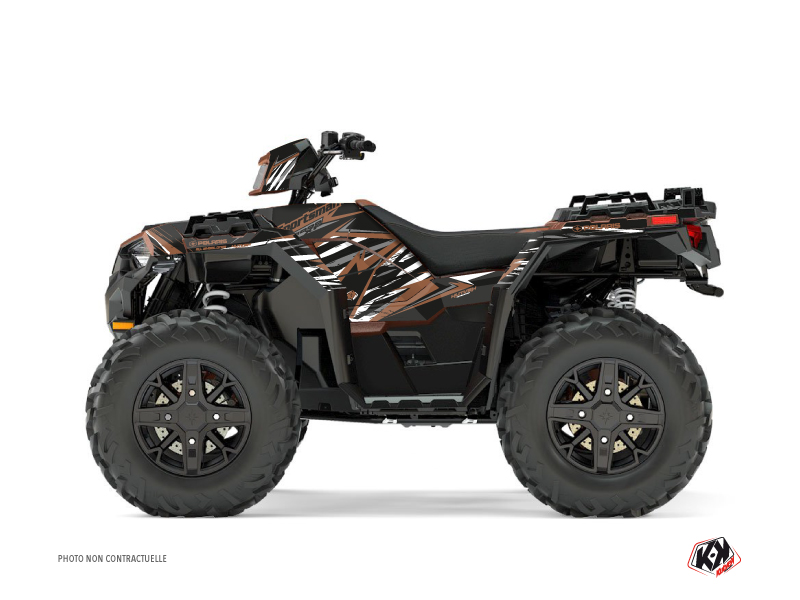 Polaris 850 Sportsman Forest ATV Jungle Graphic Kit Brown