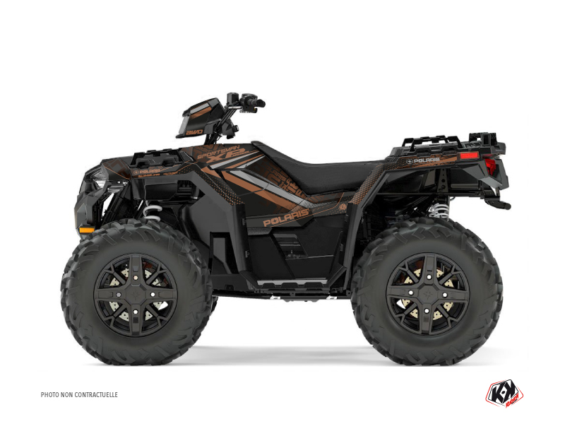 Kit Déco Quad Rock Polaris 850 Sportsman Forest Marron