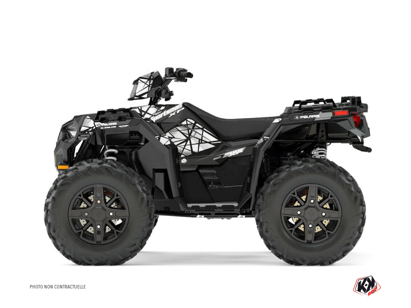 Polaris 850 Sportsman Forest ATV Spin Graphic Kit Grey