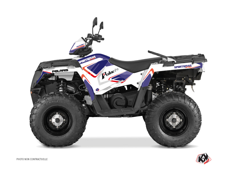 Kit Déco Quad Vintage Polaris 450 Sportsman Bleu