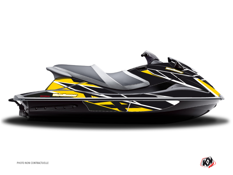 Yamaha VXR-VXS Jet-Ski Replica Graphic Kit Yellow