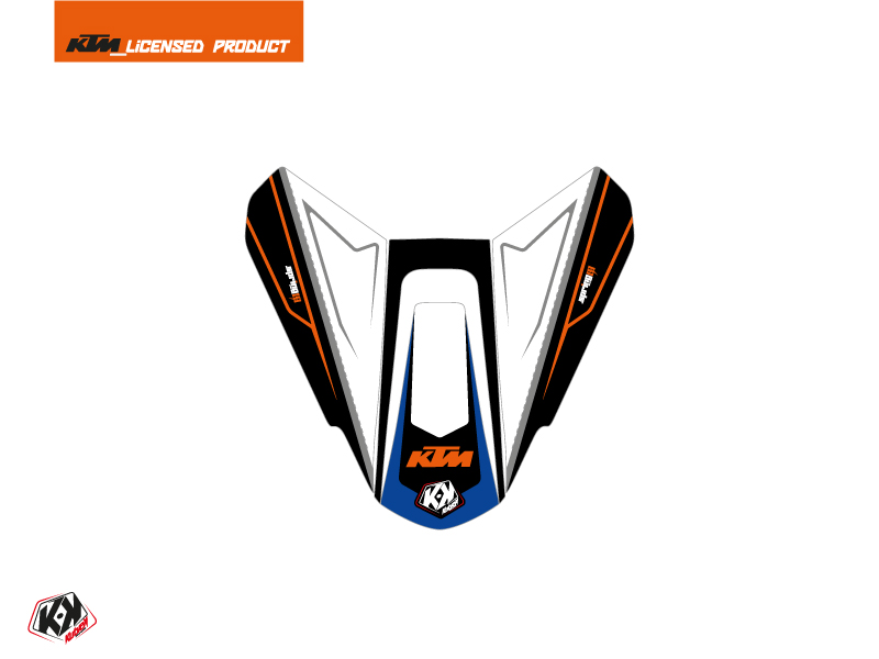 Kit Déco Capot de Selle Moto Spring KTM Noir Orange