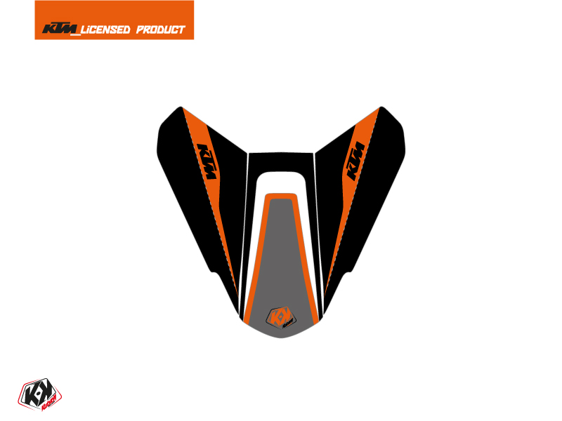 Graphic Kit Seat Cowl Moto Storm KTM Black Orange