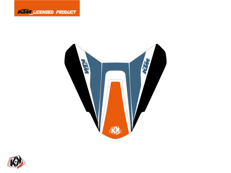 Graphic Kit Seat Cowl Moto Storm KTM Orange Blue