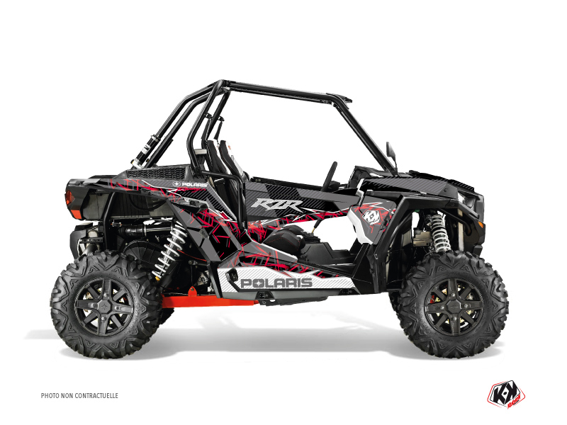 Polaris RZR 1000 UTV Action Graphic Kit Red