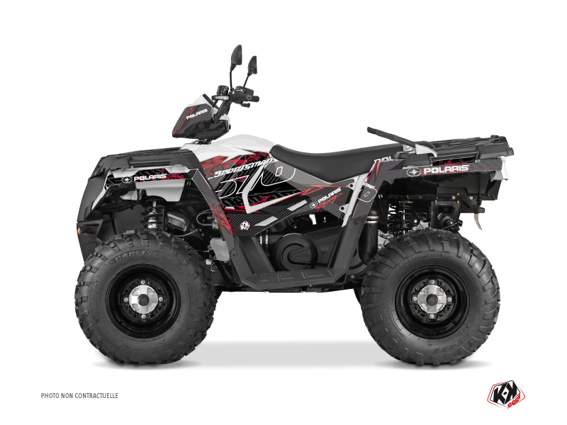 Kit Déco Quad Action Polaris 570 Sportsman Forest Rouge