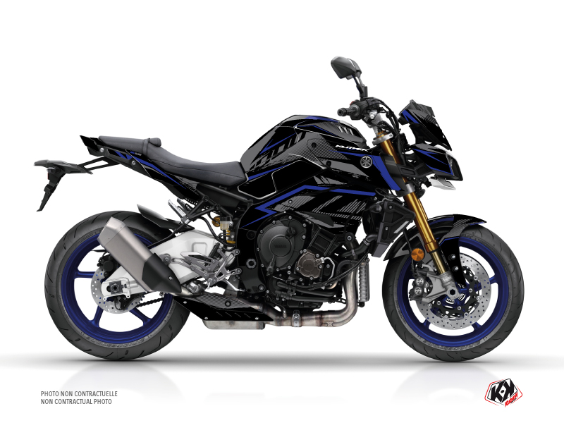 Kit Déco Moto Airline Yamaha MT 10 Noir Bleu