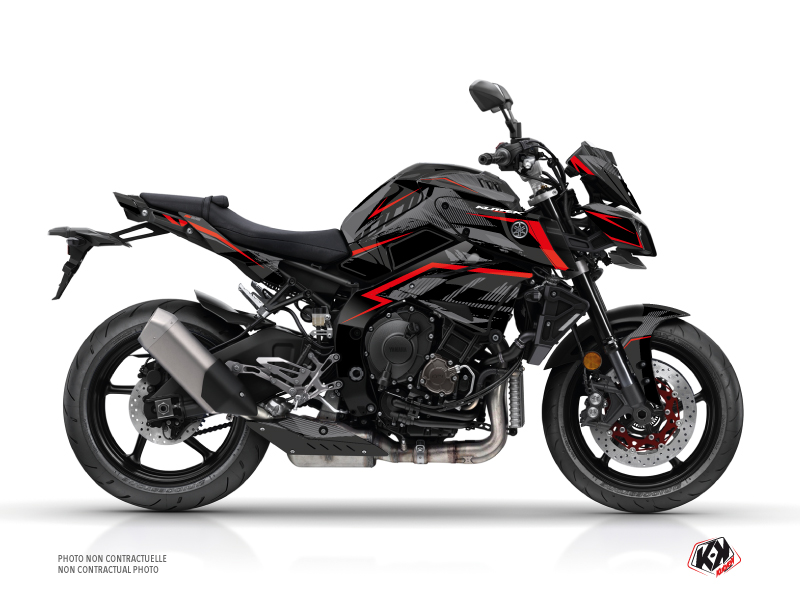 Kit Déco Moto Airline Yamaha MT 10 Noir Rouge