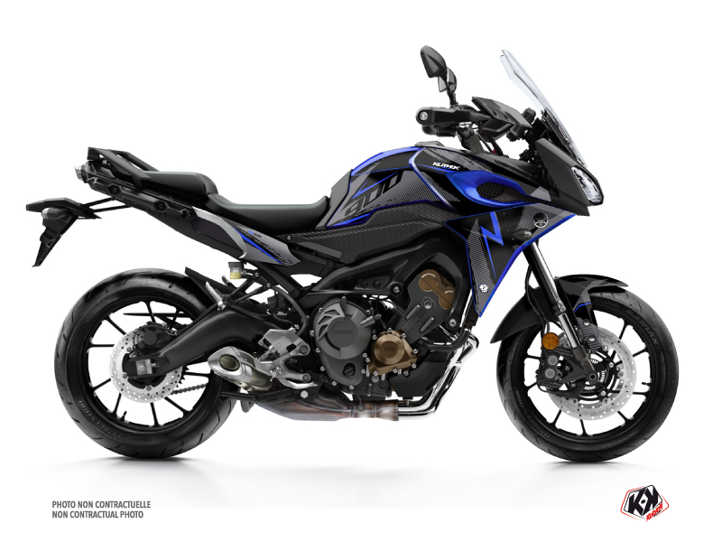 Kit Déco Moto Airline Yamaha TRACER 900 Noir Bleu