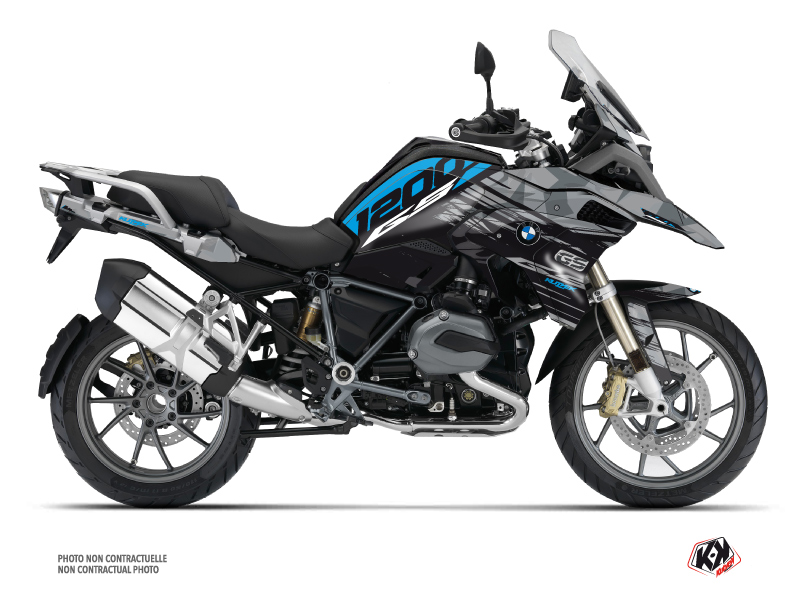 BMW R 1200 GS Street Bike Akte Graphic Kit Blue