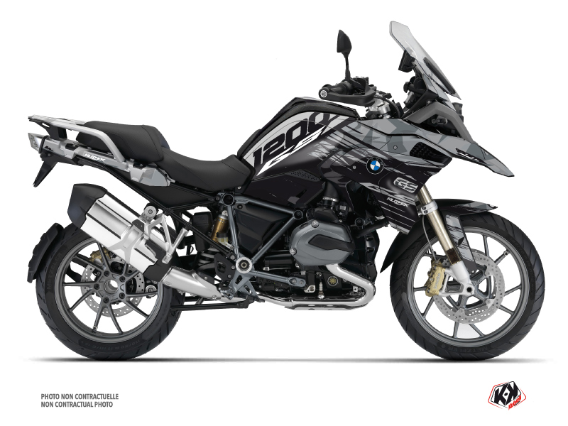 BMW R 1200 GS Street Bike Akte Graphic Kit Grey