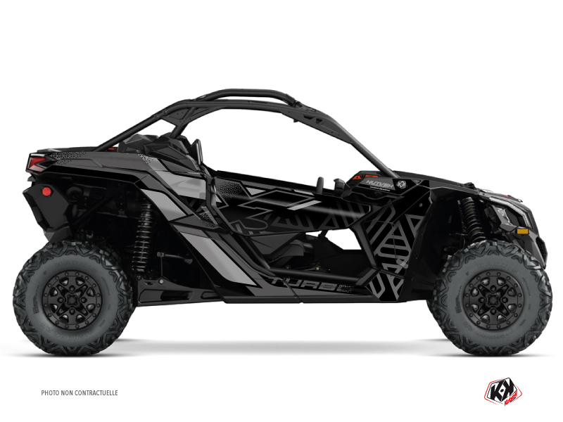 Kit Déco SSV Alpha Can Am Maverick X3 Noir Gris