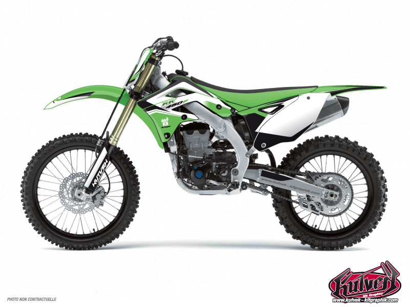 Kawasaki 85 KX Dirt Bike Assault Graphic Kit